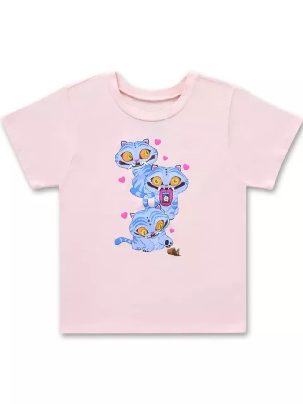 Spencer’s KPop Demon Hunters Derpy Tiger Baby tee